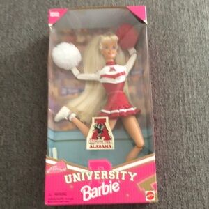 Mattel Barbie University Cheerleader Doll - Red and White